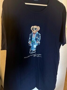 Men’s Custom Slim-Fit Casual Polo Bear T-shirt by Polo Ralph Lauren